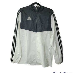 ADIDAS TIRO WINDBREAKER JACKET SOCCER WHITE BLACK DY0101 YOUTH SIZE XL